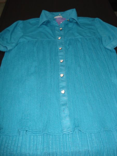 Blusa plissada